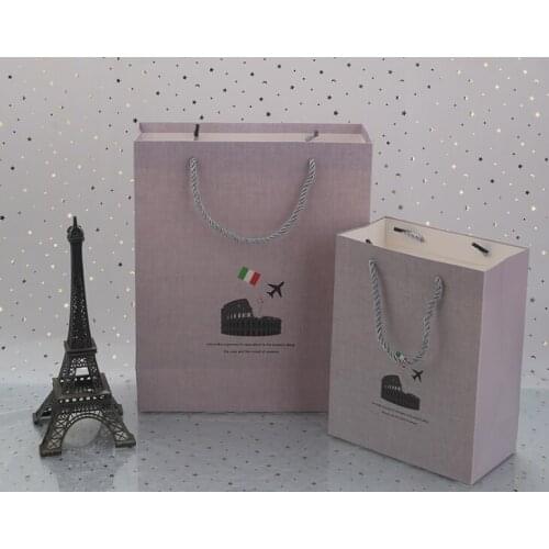 High quality eco friendly custom logo printed folding jewelry gift paper shopping bag craft paper bag with handle --XP2368