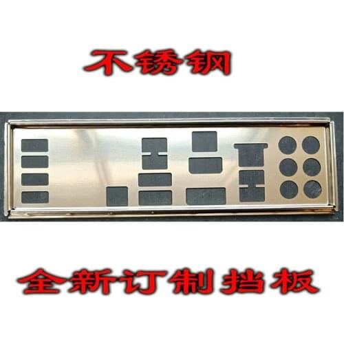 IO I/O Shield Back Plate BackPlate BackPlates Blende Bracket For ASUS SABERTOOTH Z87 Z77