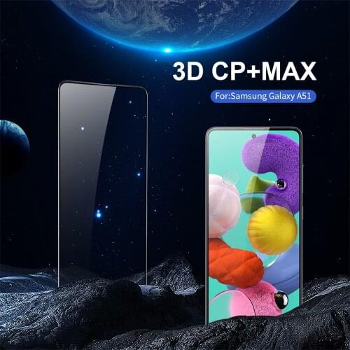 For Samsung Galaxy A51 NILLKIN Curved Full Covered 3D CP+Max Tempered Glass Screen Protector
