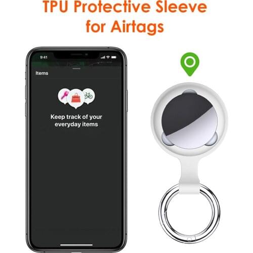 Anti Lost Protective Case Phone Finder Protective Shell Cover Protector Bumper Case Compatible for Apple Airtags