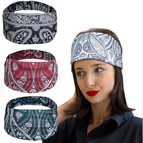 Women Headpiece Stretch Hot Sale Turban Hair Accessories Headwear Yoga Run Bandage Hair Bands Headbands Wide Headwrap