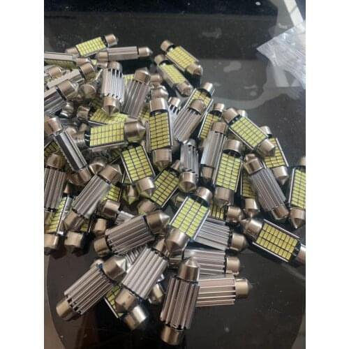 1x Festoon 31mm 36mm 39mm 41mm C5W C10W LED Bulb Canbus No error Car Interior Reading LED Light License Plate Lamps 4014 SMD