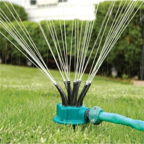 360 Degree Garden Sprinklers Automatic Flexible Water Sprayer Tools for Watering Irrigation Lawn Grass Rotating Water Sprinkler