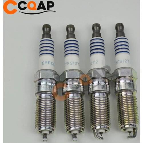 4pcs/lot SP-537 Iridium Spark Plug For Ford MUSTANG Escape Focus Lincoln SP537 CYFS12Y2 LTR6AI8