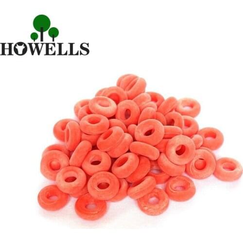 50 PCS Pig Cattle Sheep Tail Cutting Castration Rubber Ring Castration Circle For Castrating Pliers Farm Animal Accessories