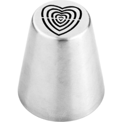 Free Shipping Stainless Steel 304 Large Russian Flower Icing Nozzle Cake Decorating Cupcake Icing Frosting Tips #BNO61