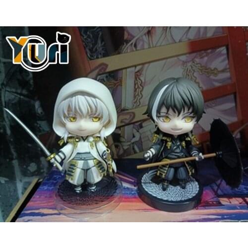 Anime Touken Ranbu Online Tsurumaru Kuninaga White Black Action Figure Stand Model Display Cosplay Gift C