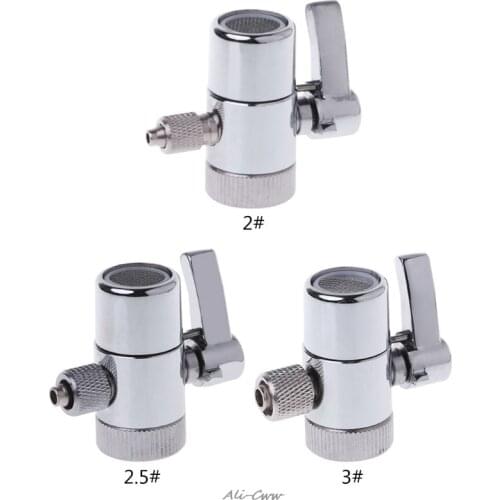 4X7B Water Filter Faucet Diverter Valve Ro System 1/4" 2.5/8" 3/8" Tube Connector