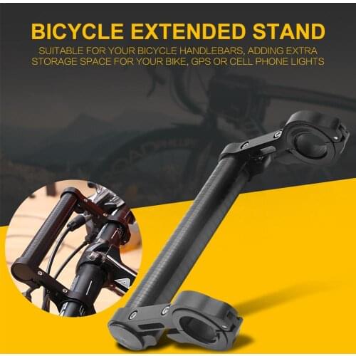 Mountain Bike MTB Extension Frame Riding Aluminum Alloy Extended Clip Bicycle Code Light Stand Bicycle Accessories