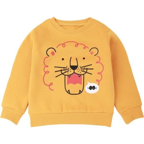 Fashion Boy Winter Autumn Infant Baby Cartoon Lion Sweater Boys girls Sweater kids Children Outerwear Cardigan Tops