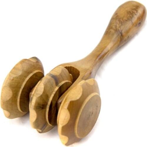 New Hand Push Leg Neck Waist e Wheel Device Thin Leg e Roller Vietnamese Wood Back e Stick Sandalwood Lunar Ro