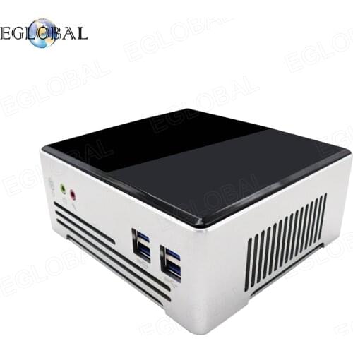 New Fan Mini PC Intel Core i5 1035G4 Intel Iris 940 Graphics Mini Computer Dual Lan 6 USB3.0 DP HD Dual Display HTPC AC WIFI
