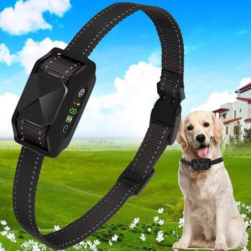Dog Bark Collar No Bark Collar Electric Vibrating Waterproof Shock Collars Rechargeable Humane Barkcollar Anti Barking Collars