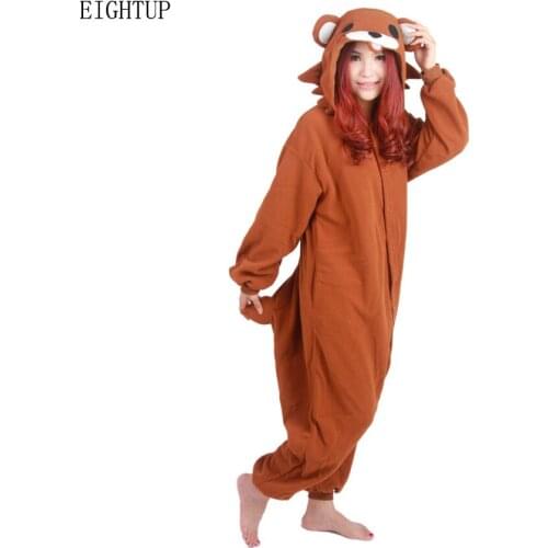 Kigurumi New Adult Pijamas Animal Sleepsuit Pajamas Cosplay Costume Pedo Bear Onesie Brown Pyjamas Jumpsuits Rompers