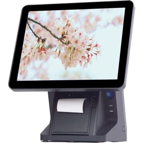 Pos machine 15 inch pos terminal high quality restaurant pos all in one point os sale pos system