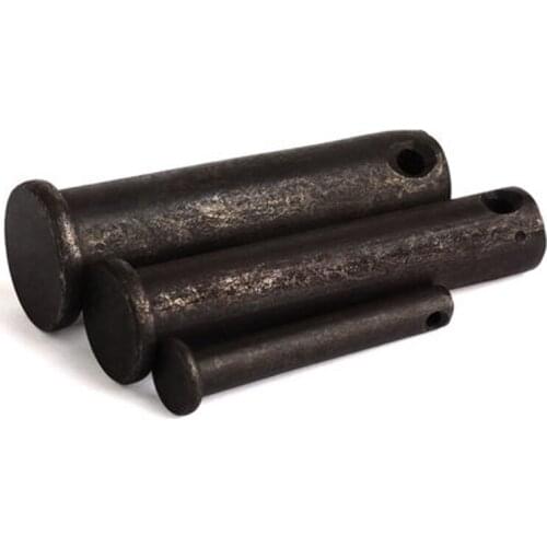 M10 Flat head Hole Pin Positioning /Cylindrical Pins Shaft Pin Shaft GB882 Black 20-70mm Length