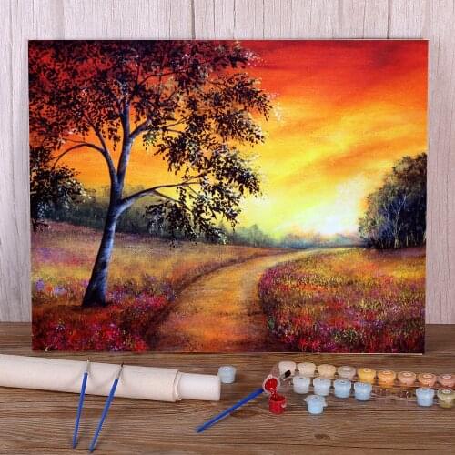 Test Diy Paint By Numbers Acrylic 50*70 Home Decor Crafts Adults Drawing Coloring By Numbers Complete Wholesale