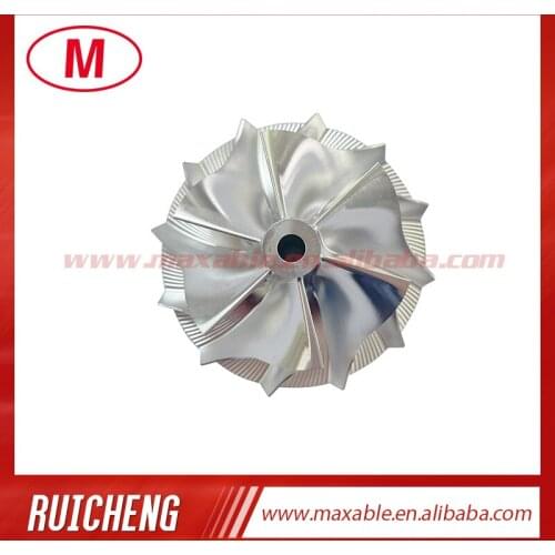 RHF5 45.00/58.00 mm 6+6 blades Reverse high performance turbocharger billet/milling/aluminum 2618 compressor wheel