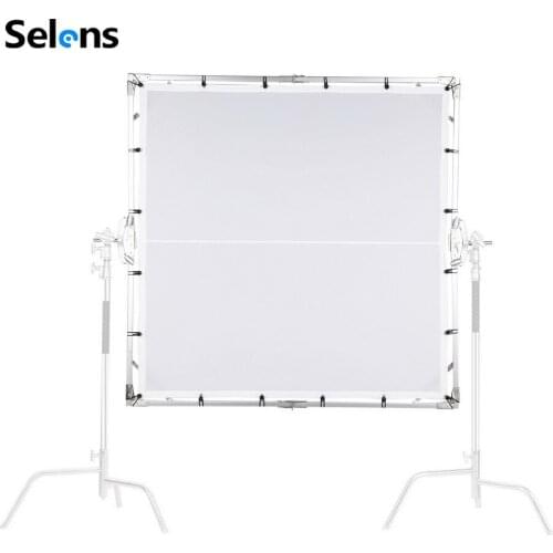 Selens Photographic Soft Light 1.5m/2m/2.4m/3.6m Metal Frame Commercial Advertising Soft Screen Portable Storage