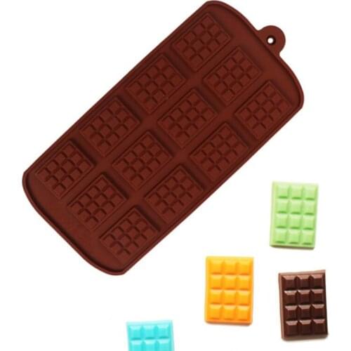 Silicone Mold 12 Chocolate Mold Fondant Patisserie Candy Bar Mould Cake mode Decoration Baking Accessories
