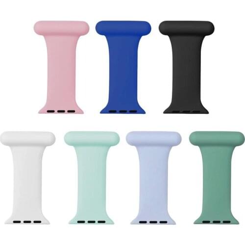 Silicone Watch Band Suitable For 5 Smart Watch 4 Silicone Nurse Watch Band 6th Generation Pin Buckle Universal