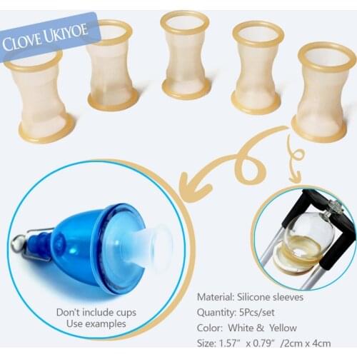 Growth Enlargement Silicone Replacemen sleeve for all penis pump Enlarger Male Stretcher Max Enhancement Proextender Phallosan