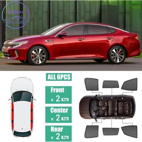 For Kia K5 2016-2018 Window Sunshade UV Protection Ray Blocking Mesh Laser Block Black Net Yarn