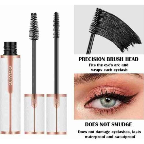 O.TWO.O Mascara 4D Silk Fiber Fiber Curling Volume Waterproof Extension Lashes Thick High Quality Makeup Tool Nourish Eyelash
