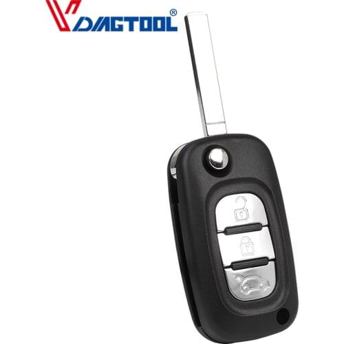 VDIAGTOOL Flip Remote Key Shell Fob Case Cover For Renault Clio Vivaro Master Traffic Kangoo Megane laguna 2 3 Buttons