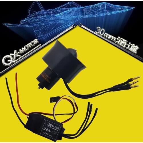 30mm 6 Blades Ducted Fan EDF 5000KV 6000KV 7000KV 14000KV Brushless Motor For DIY RC Airplanes Model Parts