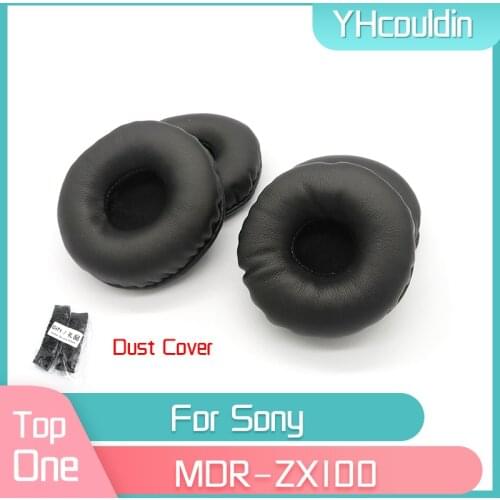 YHcouldin Earpads For Sony MDR-ZX100 MDR ZX100 Headphone Accessaries Replacement Wrinkled Leather