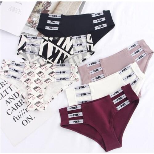 Letter Hollow Out Women Sexy Underwear Panties Briefs Female Cotton Pants Knickers Low Waist Lady Lingerie Comfort Intimates