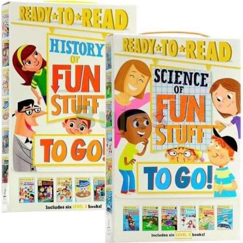 12 Books/set,Interesting Science and History,Ready To Read Science,Childrens Picture Book Encyclopedia,children Reading Gift