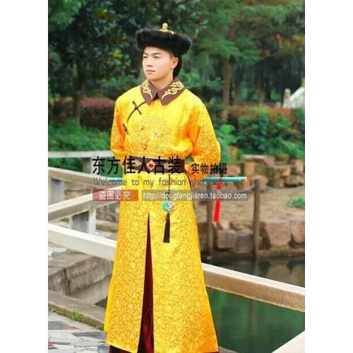 2014 TV Play Bubujingxin Actor The 4th Prince Costume Multicolor Qing Dynasty Prince Costume