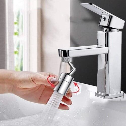 Universal Tap Aerator 720 Rotation Splash-Proof Swivel Water Saving Faucet Bathroom Basin Lengthen Extender Kitchen Accessories