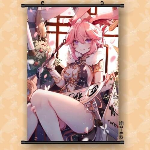 Anime Honkai Impact 3 Painting Hanging Wall Art Poster Home Decor Wall Pictures For Living Room