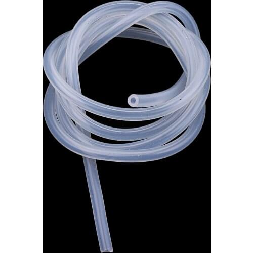 White Silicone RC Nitro Glow Fuel Line Tube Pipe 2.4 x 5 x 100mm