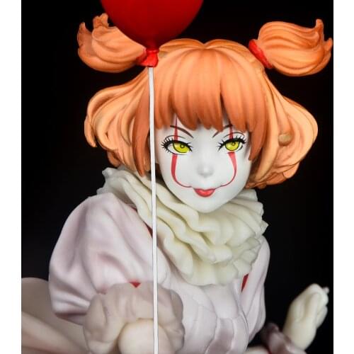 19CM NECA Stephen Kings IT Evil Ultimate Girl Pennywise Joker Action Figure Movie HORROR Bishoujo Anime Figurine PVC Model Toy