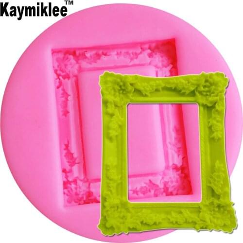 Kaymiklee M430 Classical Cameo Relief Mirror UV Resin Silicone Mold Fondant Chocolate Candy Crystal Epoxy Clay Plaster Concrete