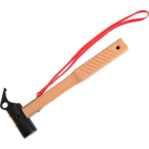 Tent Pegs Extractor Outdoor Camping Tent Pegs Emergency Survival Hammer Designed With A Strap Used To Knock In A Nail Tent Pegs