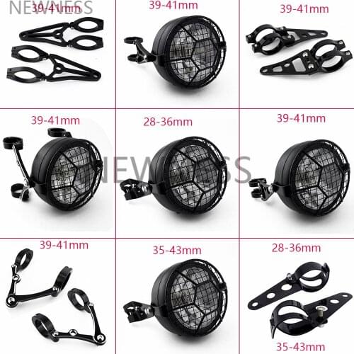 Motorcycle Headlight Metal Retro Halogen Front Light Headlamp Bracket For CG125 GN125 CB CL Yamaha Suzuki Cafe Racer Bobber