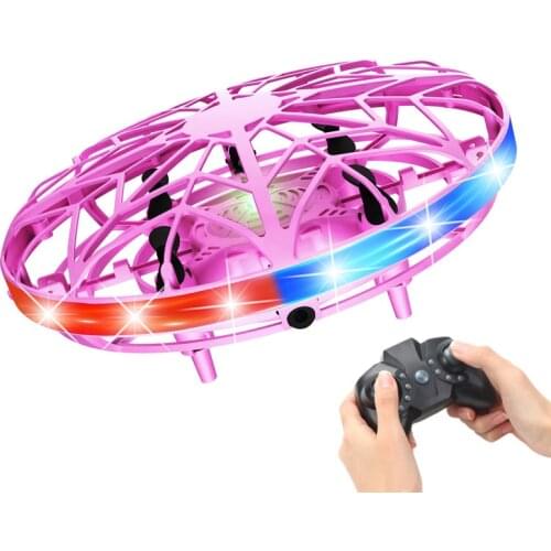 Mini UFO Helicopter Hand Operated Infrared Aircraft 360 Rotating Flying Ball Toys Motion Sensor Quadcopter Drone Childrens Gift