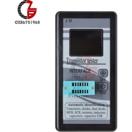 Multi-purpose Transistor Tester 128*160 Diode Thyristor Capacitance Resistor Inductance MOSFET LCR Meter TFT Color Display
