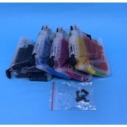YOTAT Full refillable ink cartridge LC663 for Brother MFC-J2320 MFC-J2720 printer with ARC chip