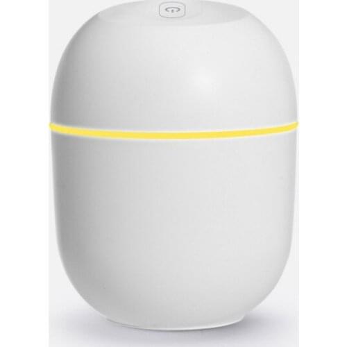 Portable Humidifier Air Diffuser 2 Spray Mode with LED Light Mini 250ml Desktop Atomizer Aroma Diffuser Car Air Purifier Pink