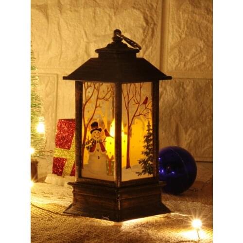 Christmas 2020 LED Lantern Light Chandelier Decoration Party Night Light Christmas Window Decoration Light