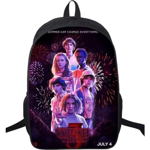 Stranger Things 3 Men Women Laptop Rucksack Students Boys Girls School Mochila Cool Pattern Travel Fashion Backpack Teens