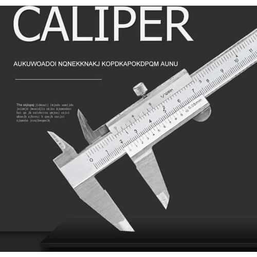 Vernier Caliper 0-150/200/300mm Stainless Steel Metal Calipers Vernier CaliperGauge Micrometer Metric System Measuring Tools