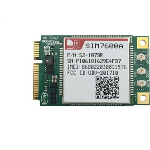 SIMCOM SIM7600A 4G LTE Cat1 module LTE-FDD B2/B4/B12 CDMA B2/B5 100% New&Original package original Not SIM7600A-H No Fake