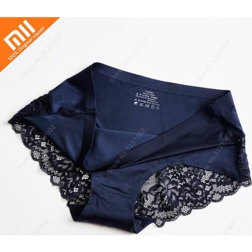 Xiaomi 1pcs Panties For Woman Seamless Underwear Sexy Lace Briefs Solid Female Panties Underwear Women Sexy Lace Lingerie